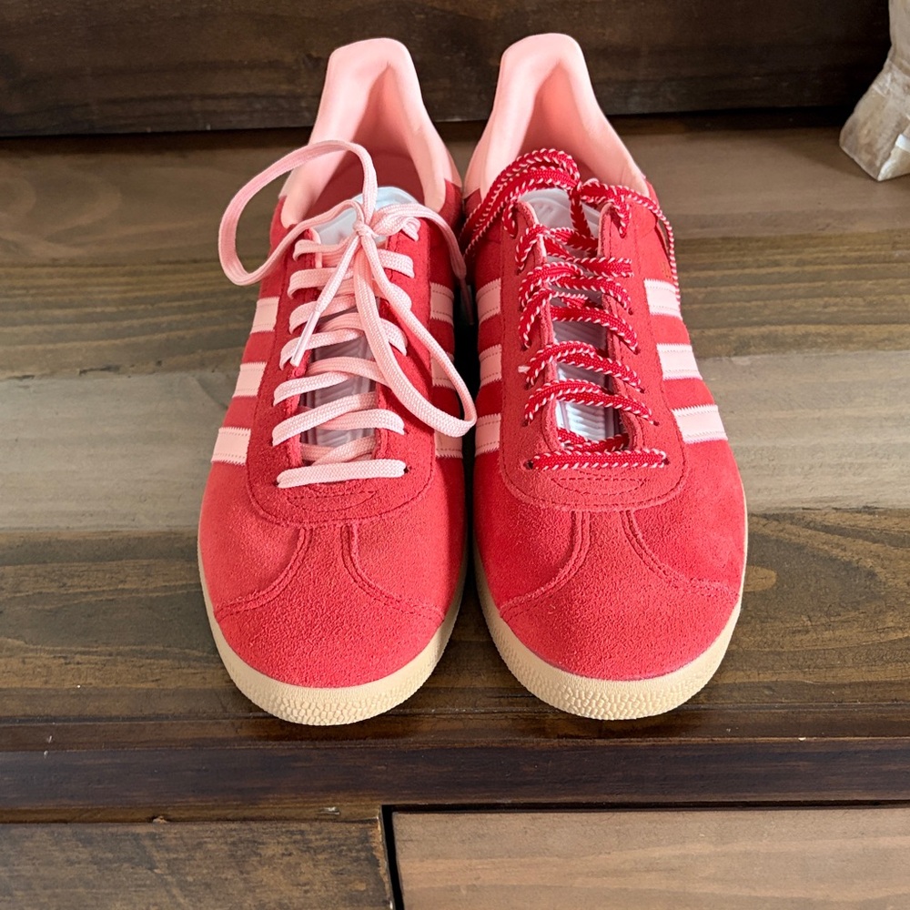Adidas Gazelle Women's Red and Pink Sneakers
